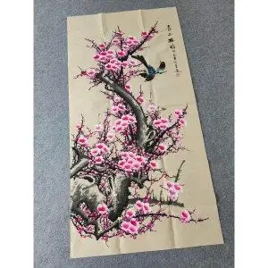 中国国画家协会会员曾娟老师牡丹四尺14070厘米