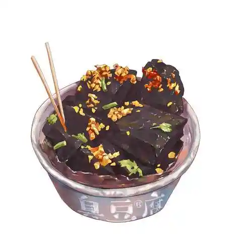 臭豆腐|插画|创作习作|另一个吉先生_原创作品-站酷(zcool)