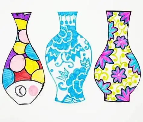 大全图片大全图片(器物类简笔画图片大全花瓶)漂亮的花瓶儿童简笔画