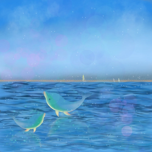 梦幻海豚治愈系
