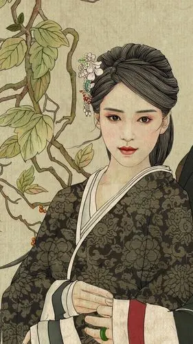 插画/漫画 古风插画:千景绘