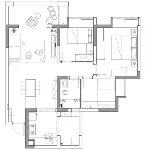 平面布局图 |客厅