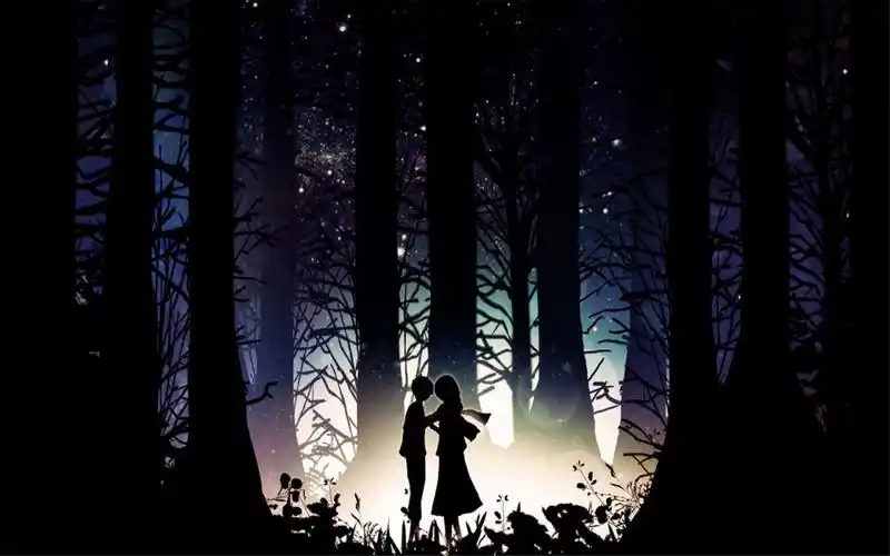 唯美浪漫情侣动漫电脑壁纸图片