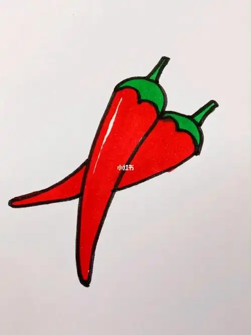 和我组队一起画辣椒吧