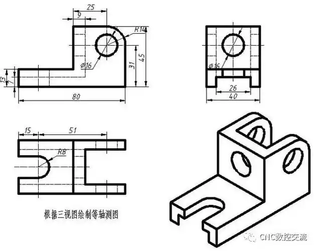 常见的50张cad平面练习图用来练习ug3d软件的草图绘制
