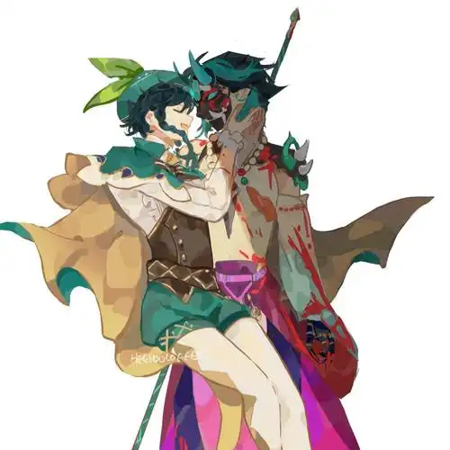 厨力放出有没有好ggmm们来一些魈x温迪的图