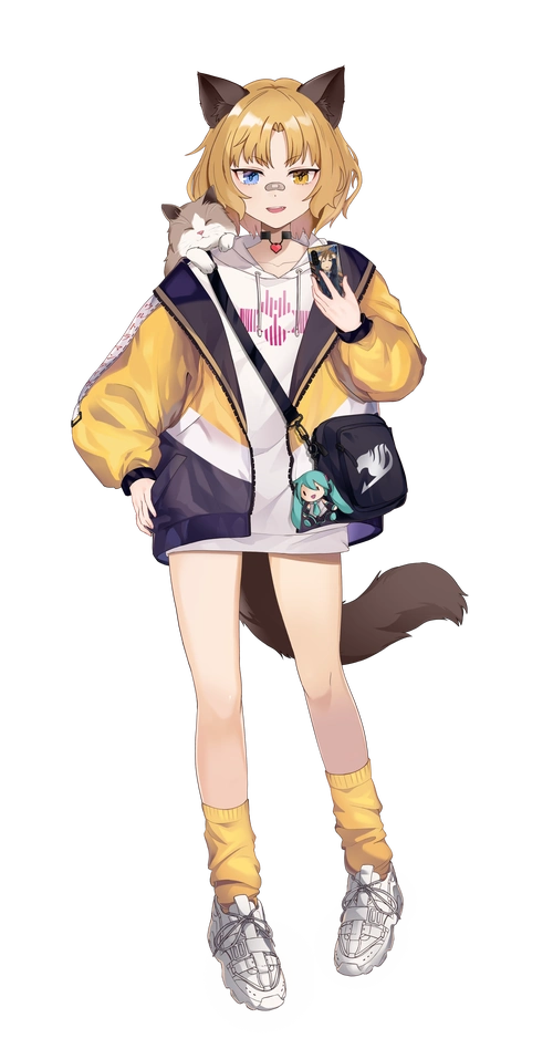 vup直播用live2d拆分少年立绘