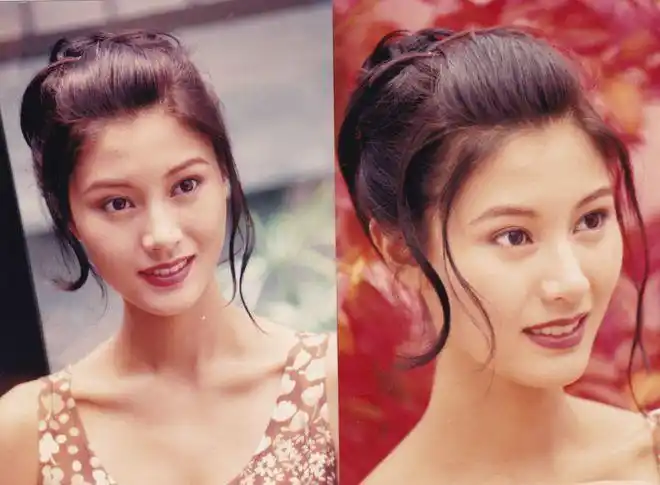 11幅罕见李嘉欣早期杂志挂历照片没有ps的年代才出真国色