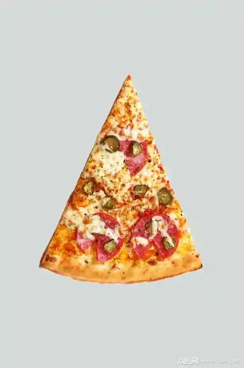 营养健康美味披萨摄影图片