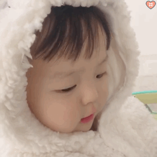 萌娃丸子妹表情包动图最喜欢戴这个帽子的啦超级超级可爱啊!