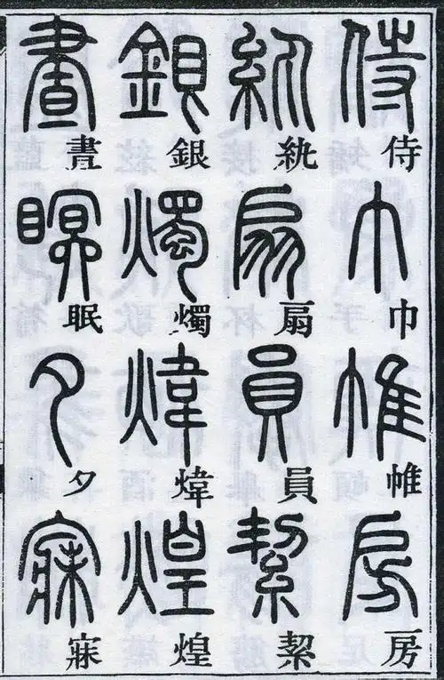 邓石如篆书千字文欣赏(附:《千字文》原文繁体字版,拼音及解释)