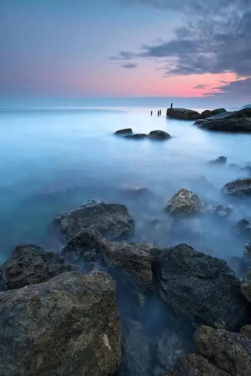 风光摄影作品安静的赏美景