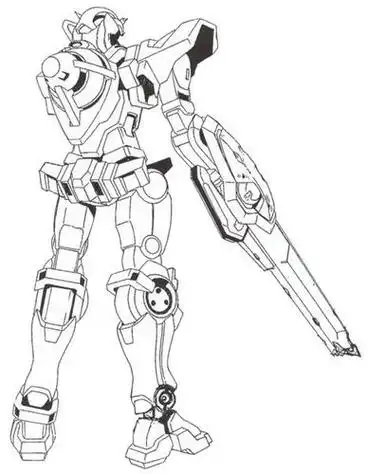 敢达能天使简笔画