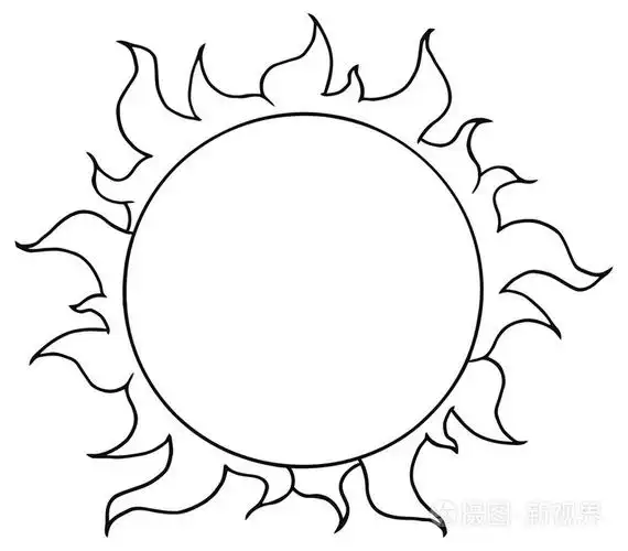 黑色太阳剪影插画-正版商用图片1hs6w4-摄图新视界