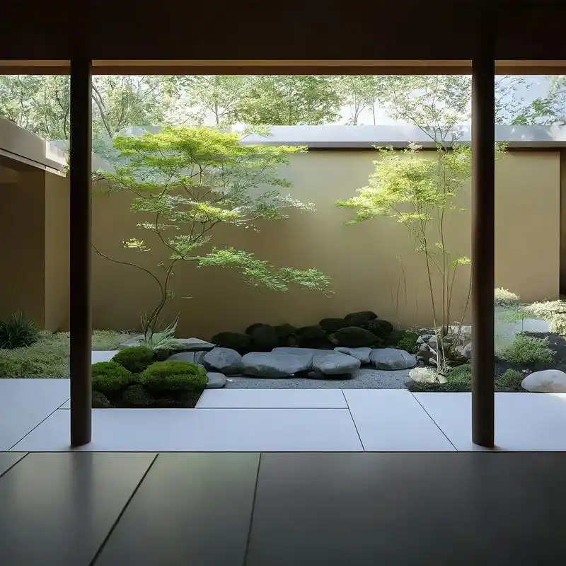 山林里的庭院| 回归自然 吐纳生息✅.日式庭院,注重营造原生 - 抖音