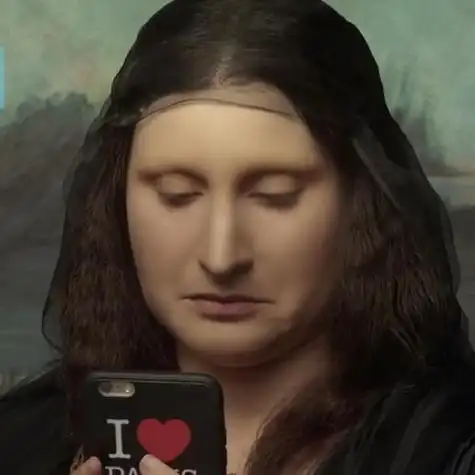 蒙娜丽莎头像可爱