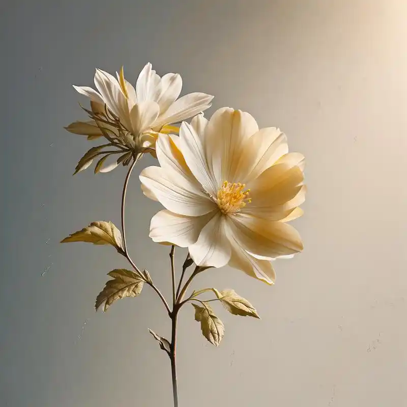 简约干净94花朵微信头像 简约而不简单,干净而不失格调.