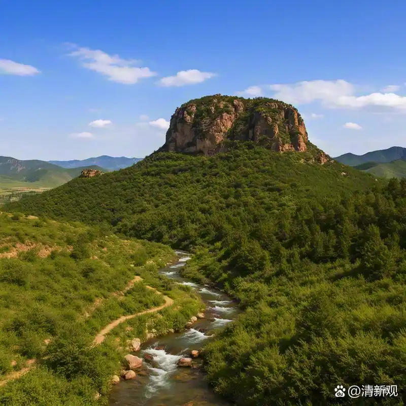 张家口鸡鸣山的岩石类型较为复杂,主要由碳酸岩类石灰岩构成,部分地表