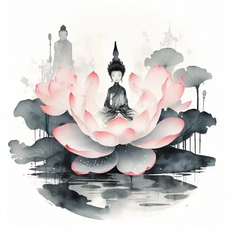 微信头像94|莲花佛系,清心寡欲95