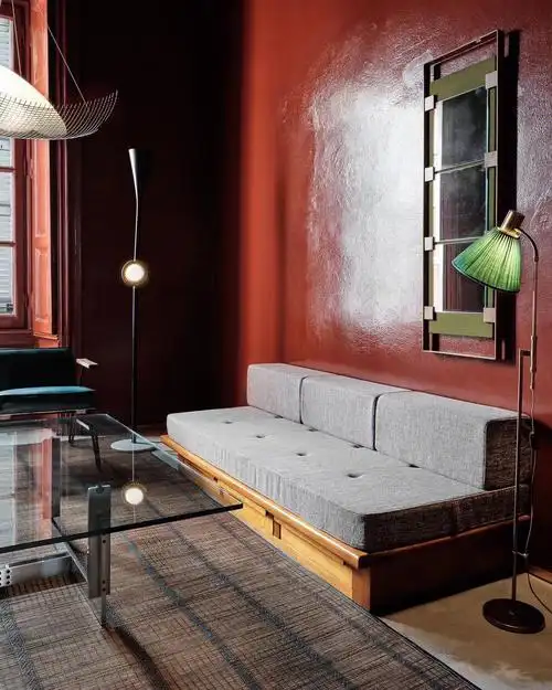 红色复古空间太有魅力