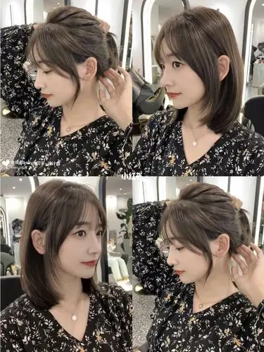 9797夏季锁骨发清新大方2021最好打理百变减龄锁骨发～～随性风格