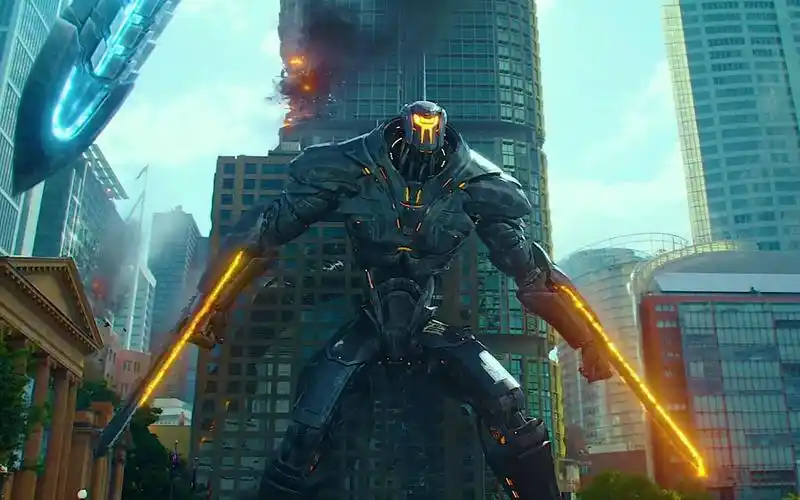 环太平洋2:反派黑曜石装备比流浪者先进太多了,可惜不是主角_哔哩哔哩