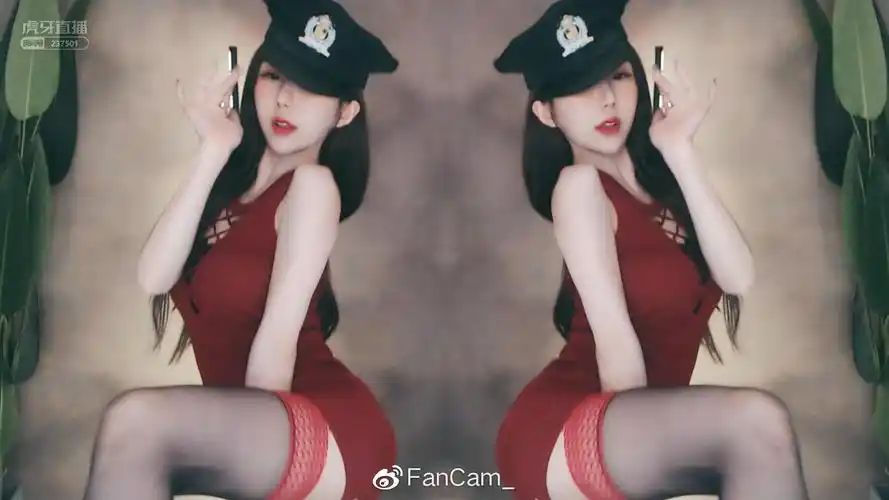 虎牙rdviki直播间红裙舞蹈美图合集200501