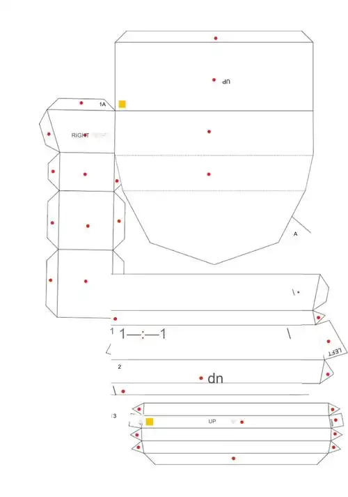 超精细版黄金梅丽号纸模型图纸