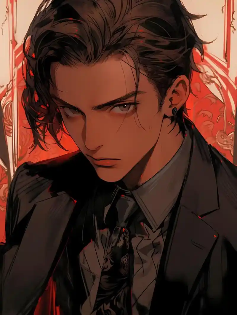 红与黑西装暴徒 #二次元# #ai共创计划# #ai绘画#