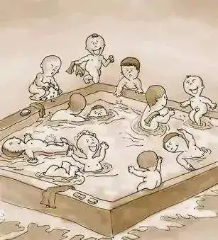 老泰州儿时回忆-洗澡