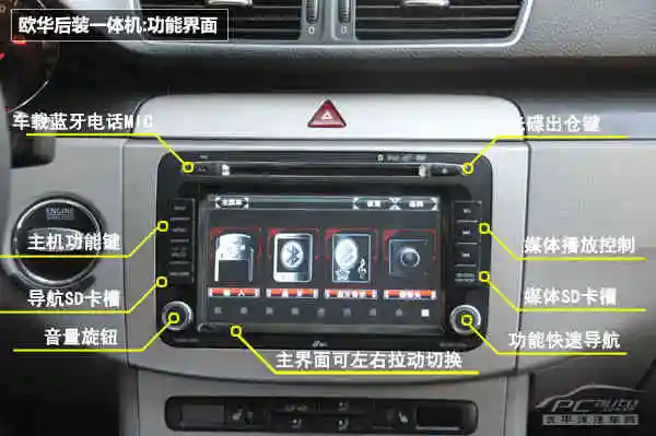 性能稳定 3款大众迈腾影音导航升级方案