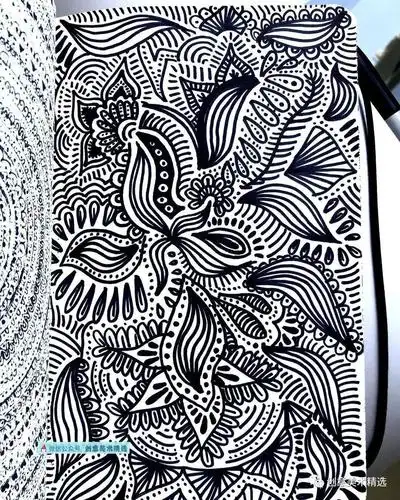 黑白装饰画必备15张富于设计感的纹样创意作品