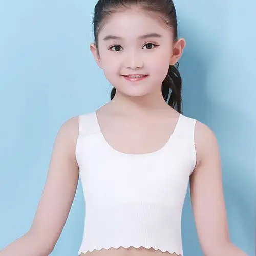 保暖内衣女 薄款 莫代尔_女童无痕内穿发育期莫代尔儿童内衣小背心