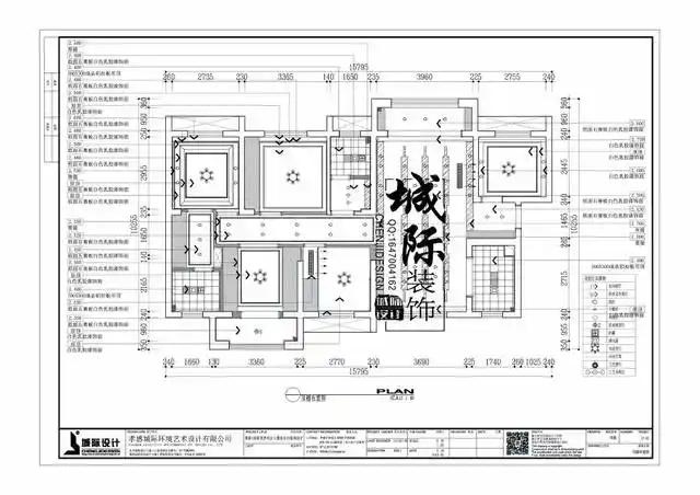 简约风格,设计师在设计造型吊顶上采用现代装饰线条设计手法进行的
