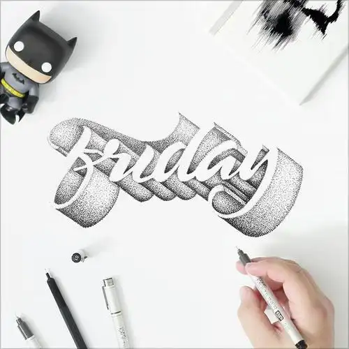 adrianiorga创意手绘字体设计