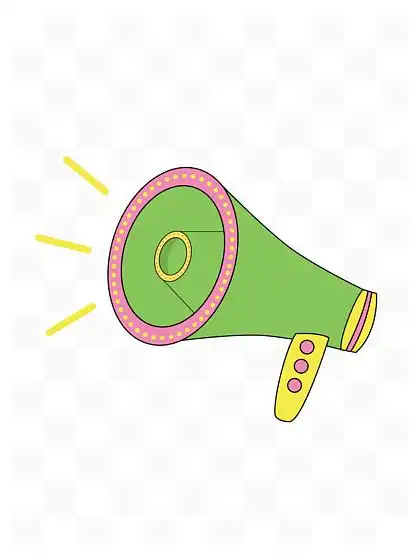 i>矢 /i> i>量 /i>扩音喇叭扩音器 i>素 /i> i>材 /i>通知公告广播