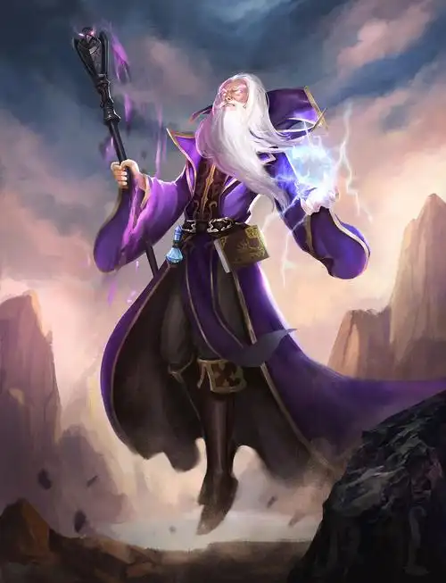 男法师|插画|游戏原画|我来也zdf - 原创作品 - 站酷 (zcool)