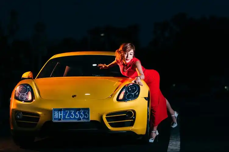 单(双)灯,夜色下的香车美女