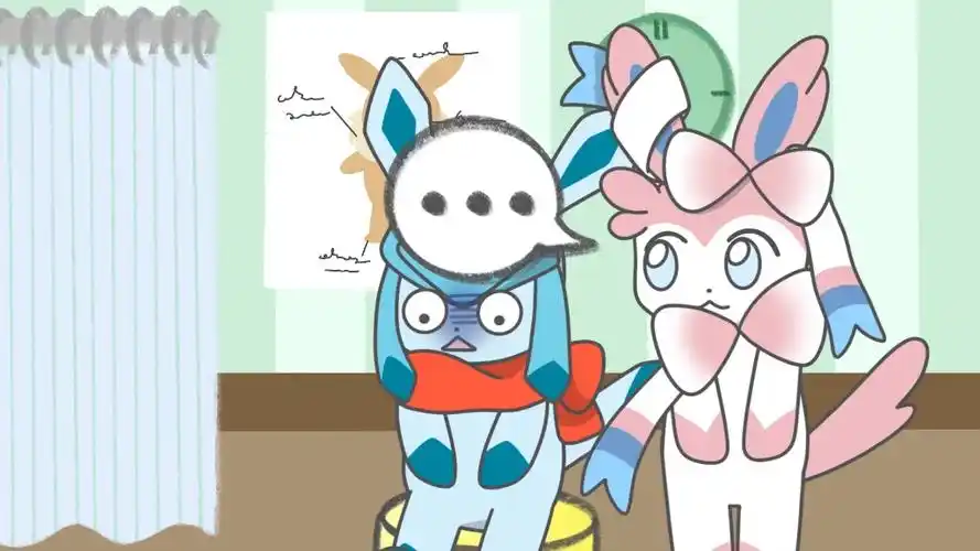 仙子伊布和冰伊布和叶伊布