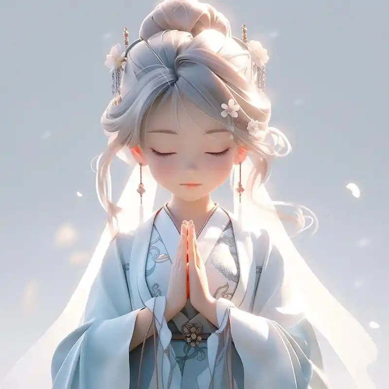 仙女头像 | 佛系女生 | 古风 | 禅风 人不快乐 是因为想要的太多 但心