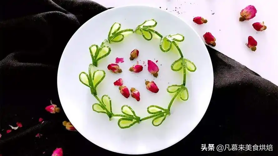 原来黄瓜切法有这么多种,黄瓜的花式切法大全图文详解,一看就会