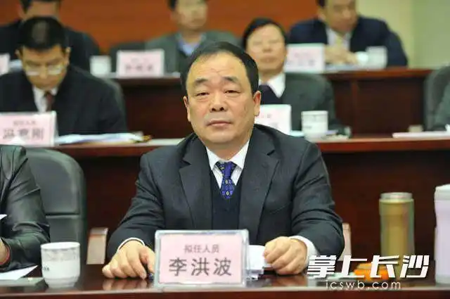 长沙市财政局局长李洪波主动投案