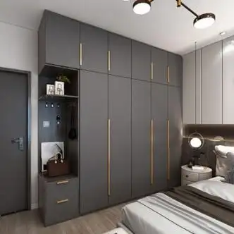 卧室衣柜主卧全屋定制衣柜整体家装卧室轻奢风衣柜主卧壁柜柜子家具