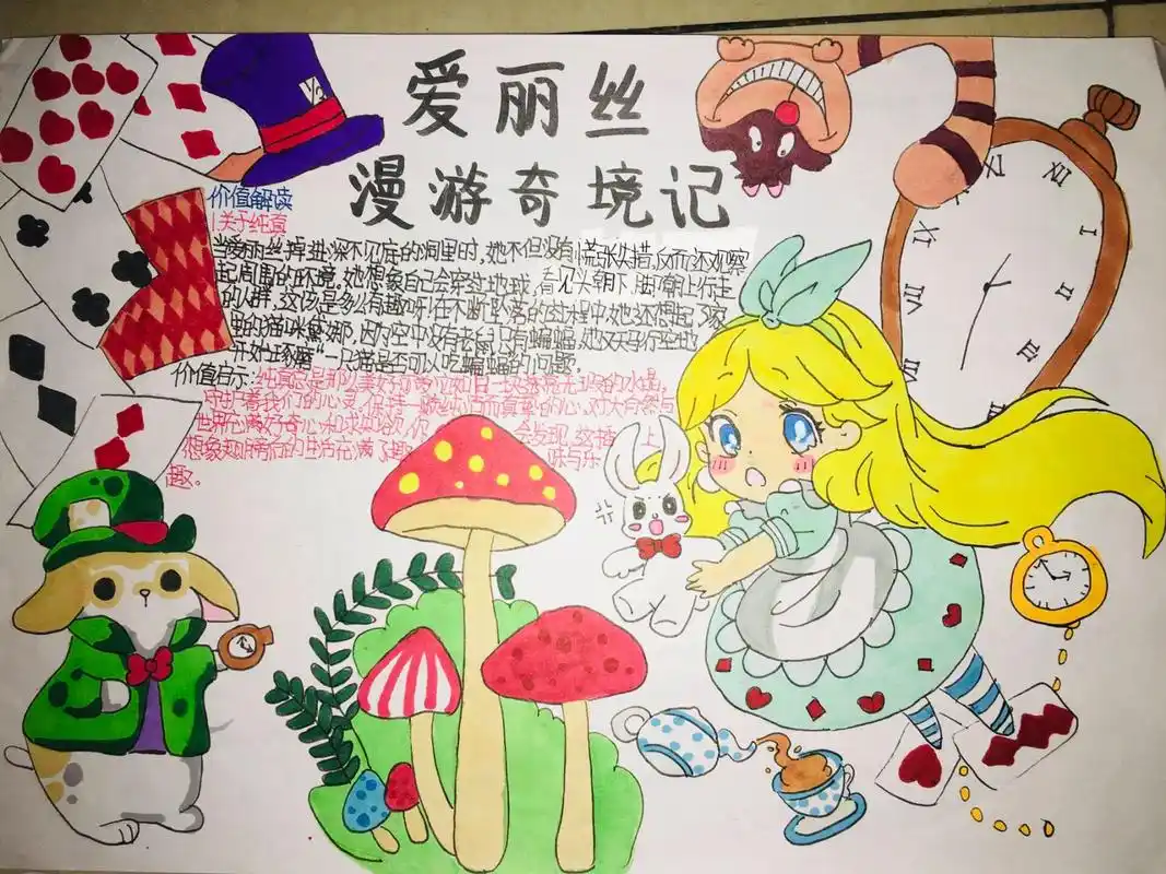 爱丽丝漫游奇境记绘本