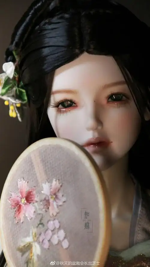 古风美人 sd娃娃 bjd 玩具 人偶 壁纸 萌物