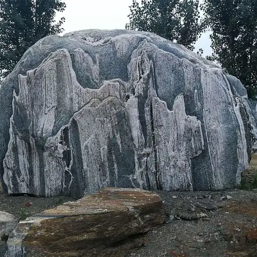 泰山石原石天然石头风景石自然石 大型景观石头假山石园林石批发