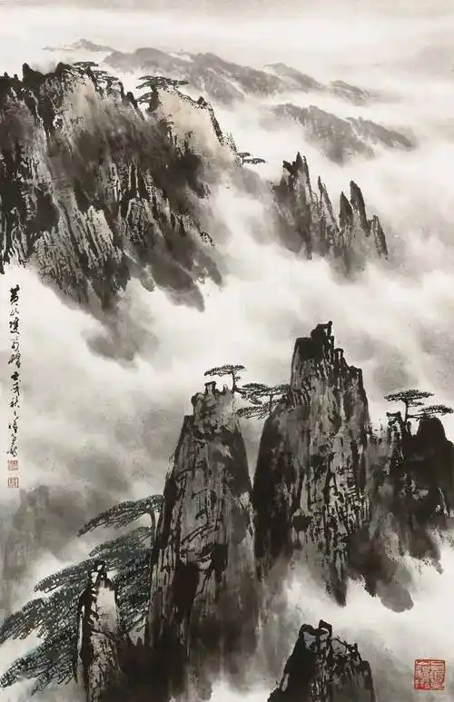 徐子鹤笔下的黄山画独树一帜_山水_中国_艺术