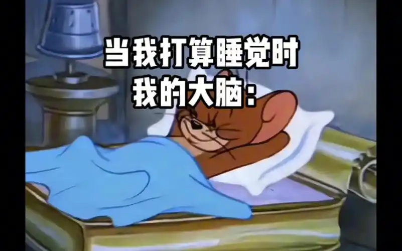 当我打算睡觉时我的大脑