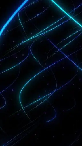 抖音投影蓝色线条粒子特效背景视频素材