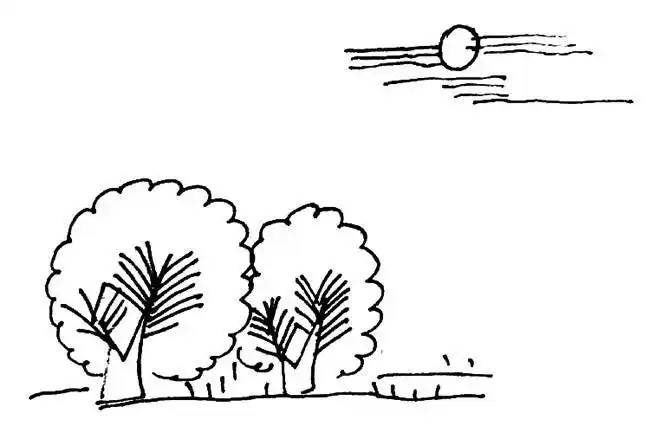 幼儿风景简笔画简单的儿童简笔画图片 四年级风景画大全少儿简笔画